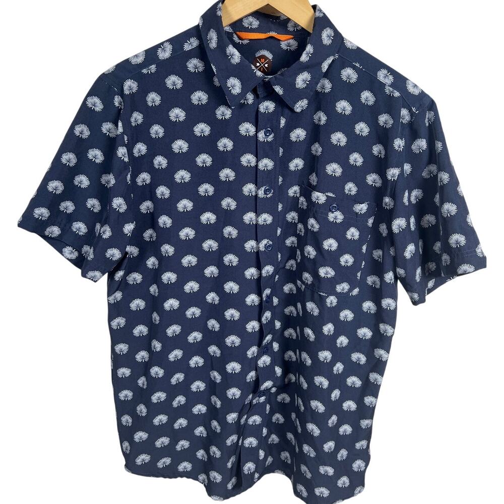 Mountain And Isles Small Polka Dot Button Up Shirt Floral